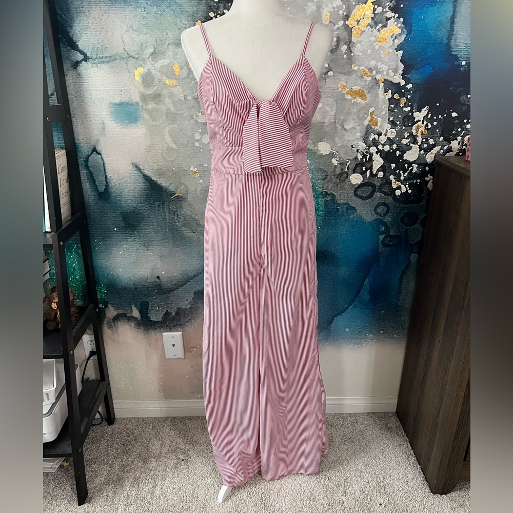 GB | Striped Palazzo Jumpsuit